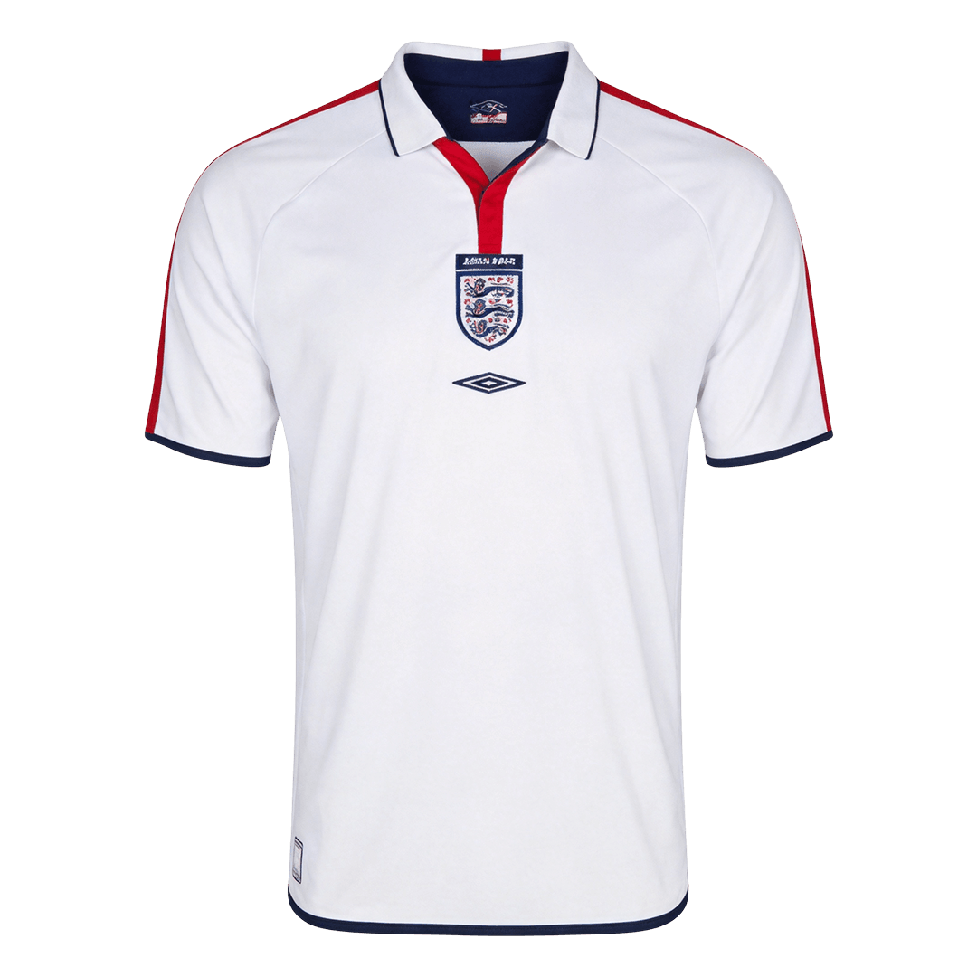 Retro Men's England 2004 Home Soccer Jersey product view 1