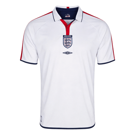 Retro Men's England 2004 Home Soccer Jersey product view 1
