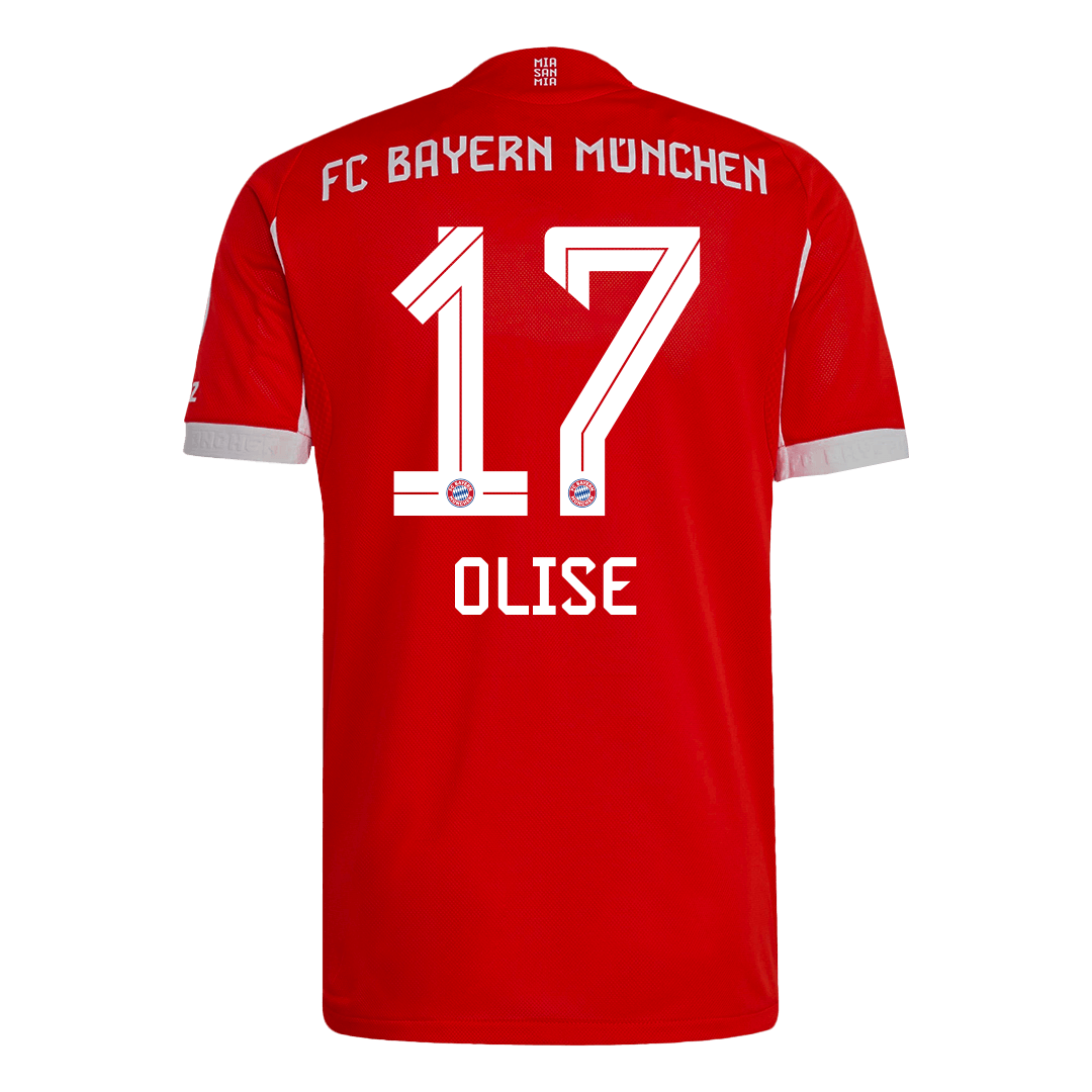OLISE #17 Men's Bayern Munich 2025/26 Player Version Home Soccer Jersey - Slim Fit product view 12