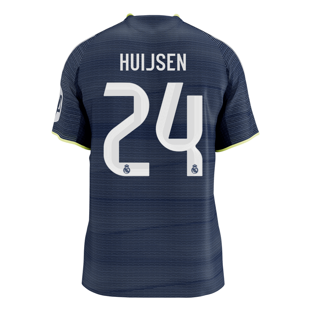HUIJSEN #24 Men's Real Madrid 2025/26 Player Version Away Soccer Jersey - Slim Fit Premium product view 9
