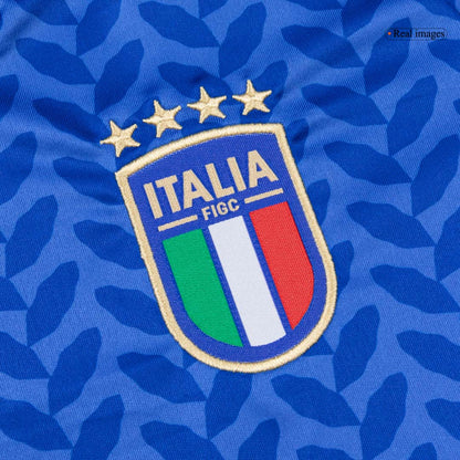 Kid's Italy World Cup 2026 Home Soccer Jersey Full Kit