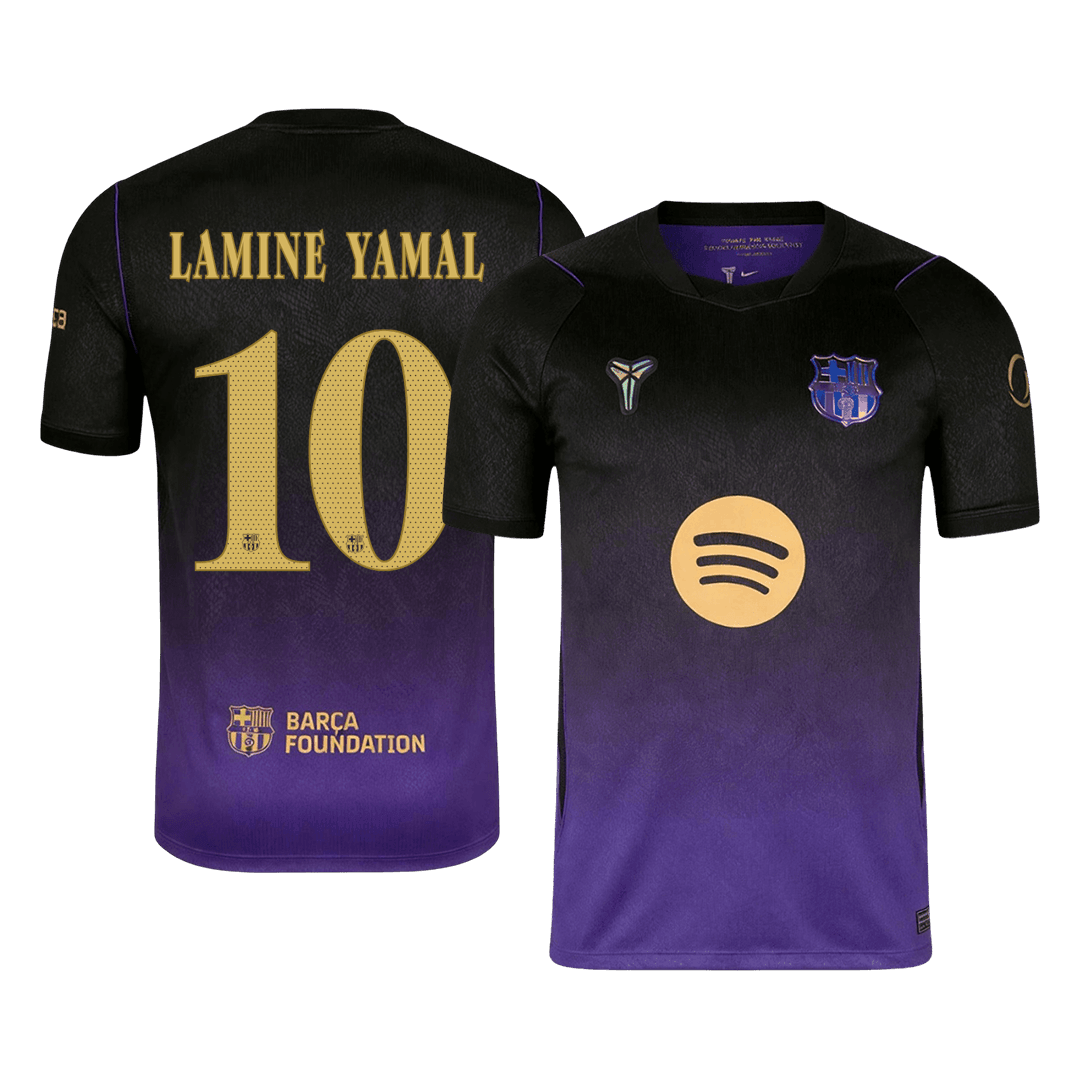 LAMINE YAMAL #10 Men's Barcelona UCL 2026/27 Away Soccer Jersey product view 1
