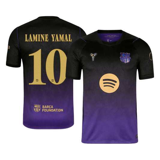 LAMINE YAMAL #10 Men's Barcelona UCL 2026/27 Away Soccer Jersey product view 1