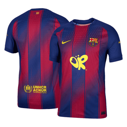 Men's Barcelona 2025/26 Player Version Home Soccer Jersey - Slim Fit product view 2