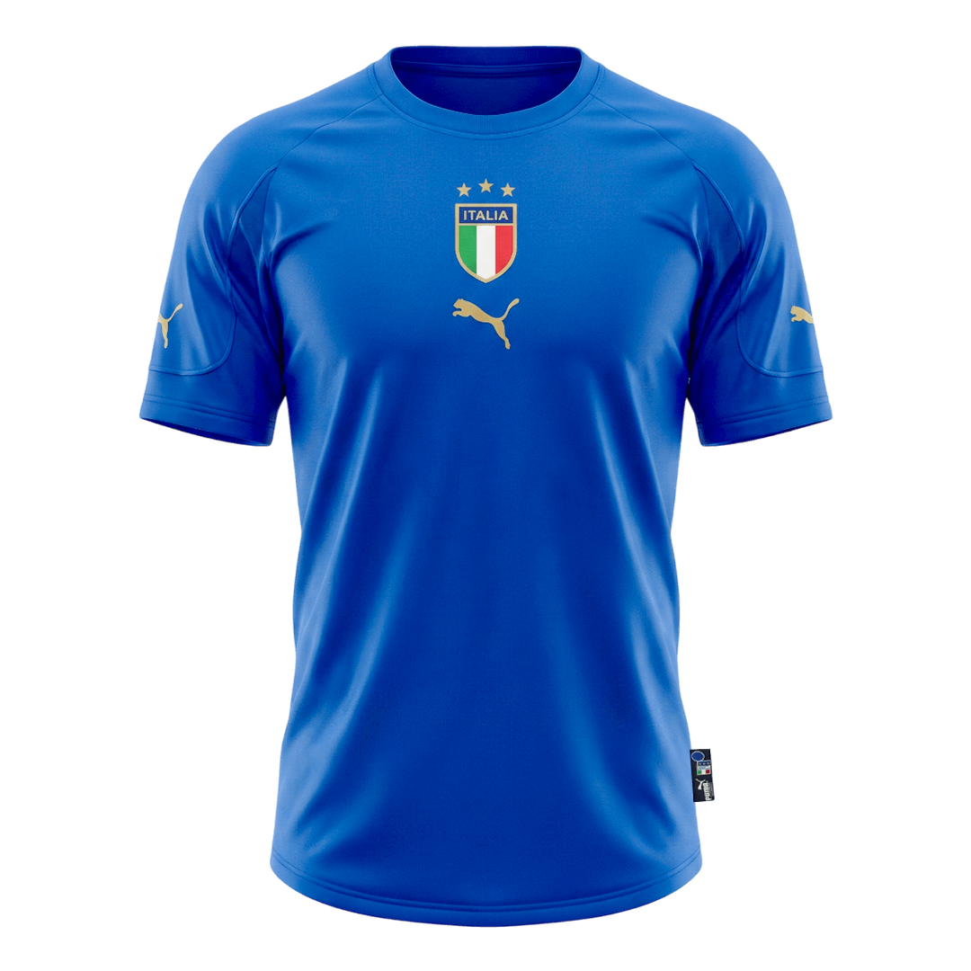 Retro Men's Italy 2004 Home Soccer Jersey product view 1