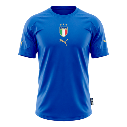 Retro Men's Italy 2004 Home Soccer Jersey product view 1