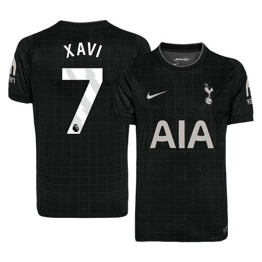 XAVI #7 Men's Tottenham Hotspur 2025/26 Away Soccer Jersey product view 1