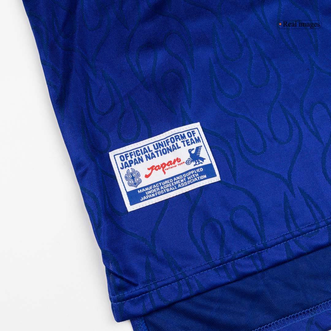 Retro Men's Japan World Cup 1998 Home Long Sleeve Soccer Jersey product view 3