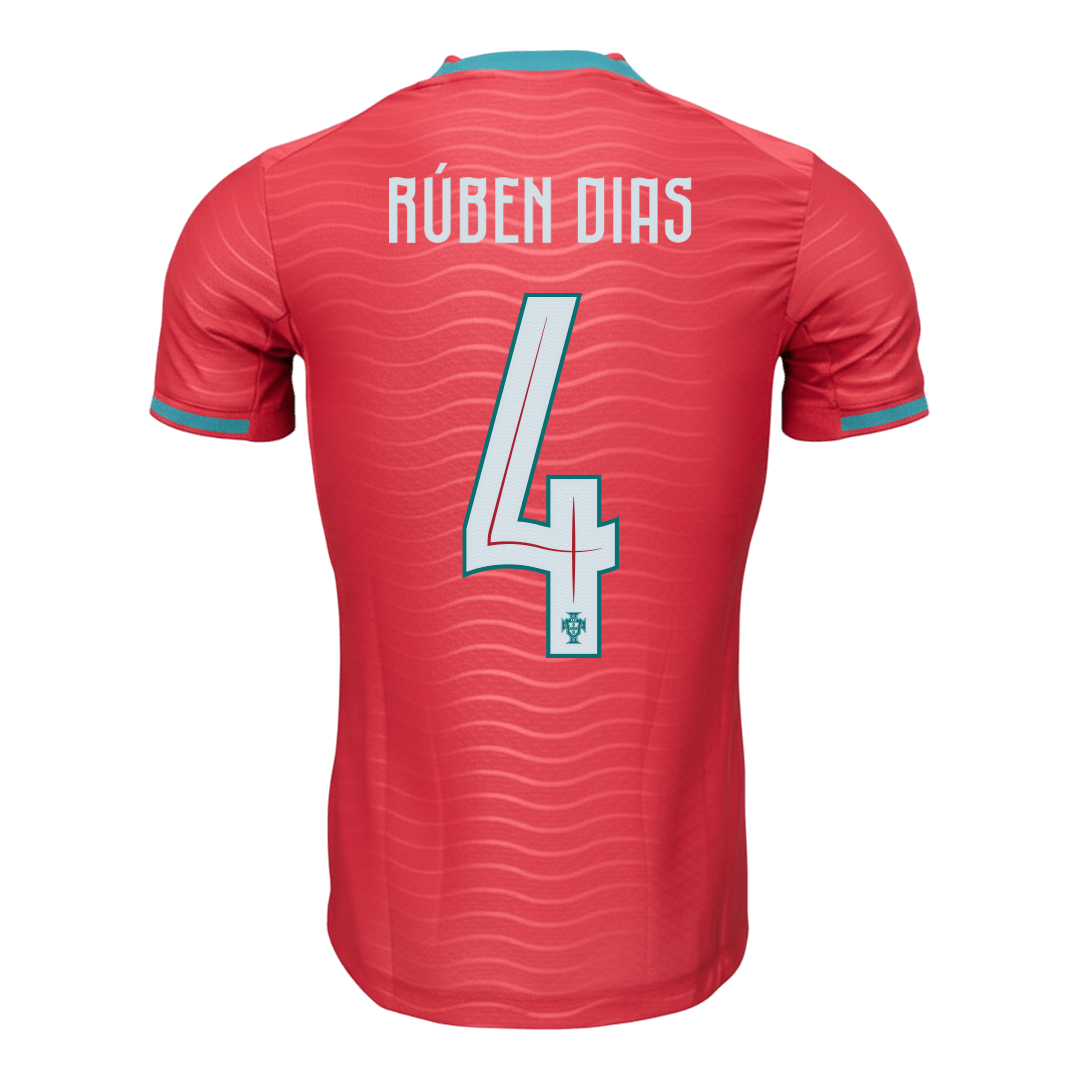 RÚBEN DIAS #4 Men's Portugal World Cup 2026 Player Version Home Soccer Jersey - Slim Fit product view 8