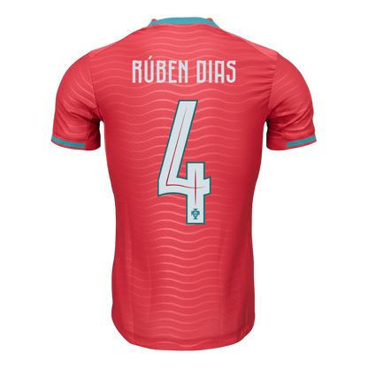 RÚBEN DIAS #4 Men's Portugal World Cup 2026 Player Version Home Soccer Jersey - Slim Fit product view 8