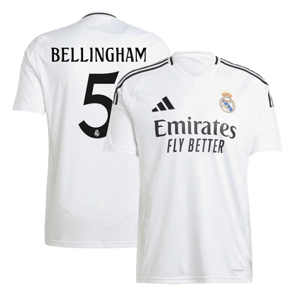 Real Madrid Soccer Jersey BELLINGHAM #5 Home 2024/25 product view 1