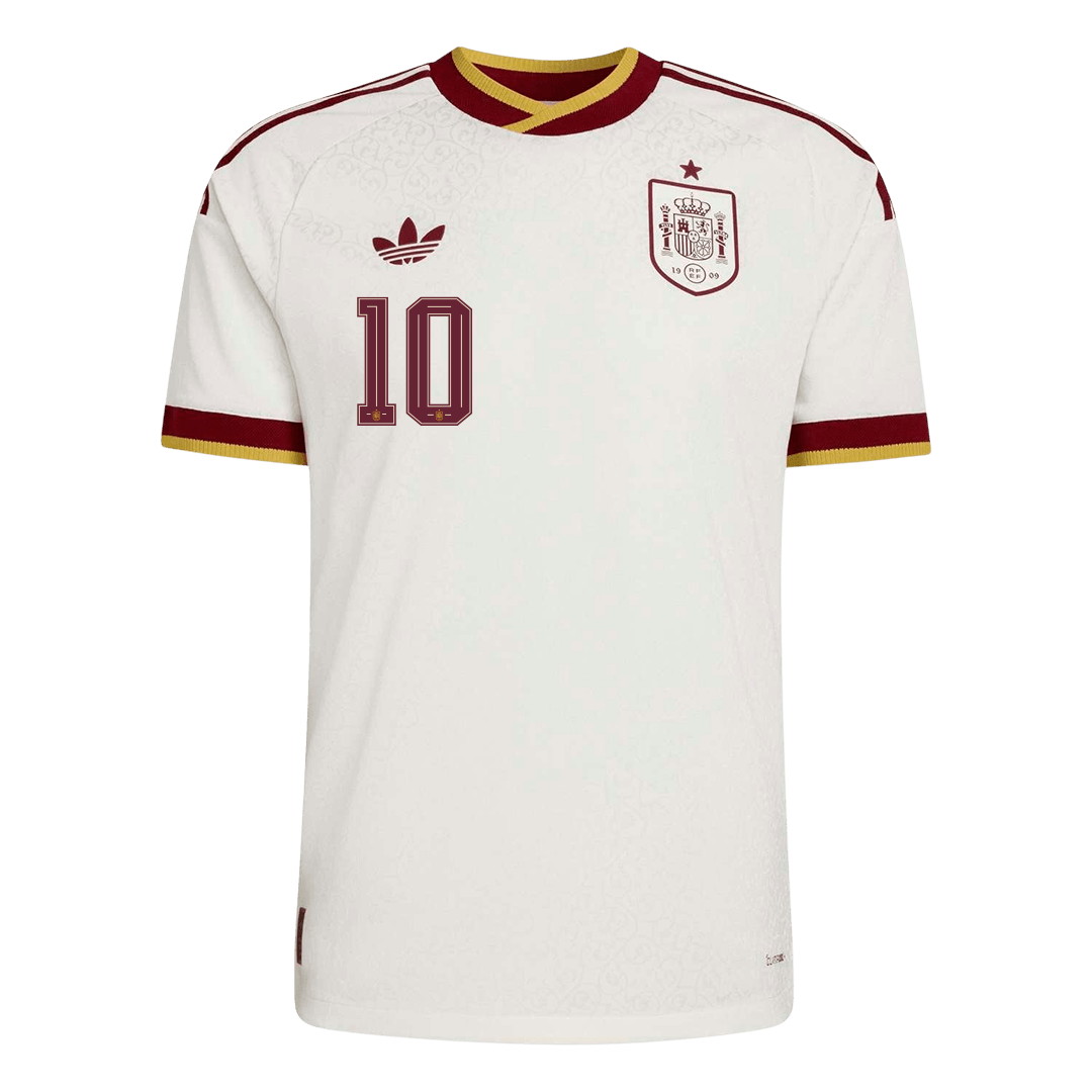 OLMO #10 Men's Spain World Cup 2026 Player Version Away Soccer Jersey - Slim Fit product view 9