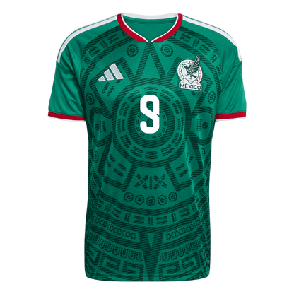 Raúl #9 Men's Mexico World Cup 2026 Home Soccer Jersey Premium product view 9