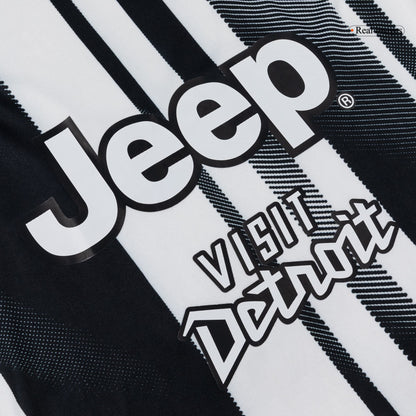 Men's Juventus 2025/26 Home Long Sleeve Soccer Jersey product view 3