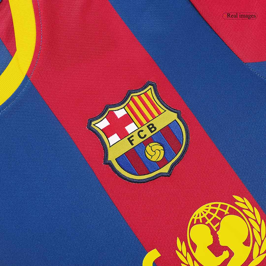 Retro MESSI #10 Men's Barcelona 2010/11 Home Soccer Jersey product view 6