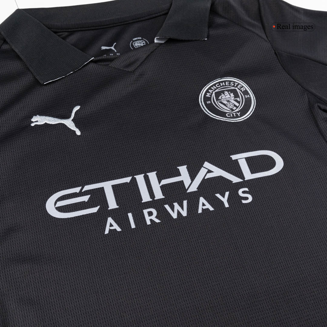 Kid's Manchester City 2025/26 Away Soccer Jersey Kit