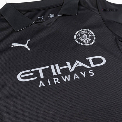 Kid's Manchester City 2025/26 Away Soccer Jersey Full Kit