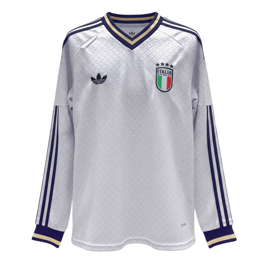 Men's Italy World Cup 2026 Away Long Sleeve Soccer Jersey product view 1