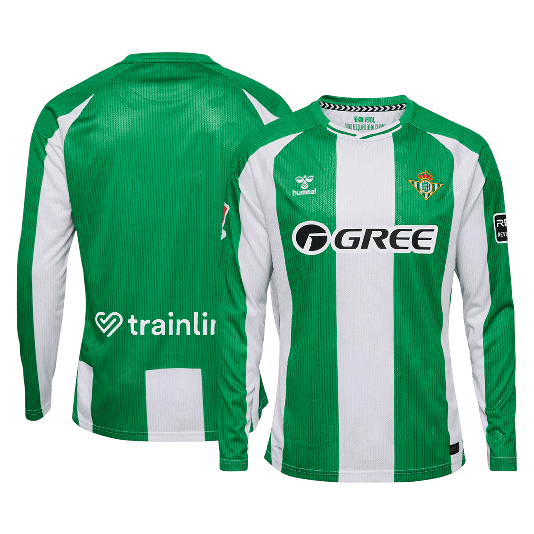 Men's Real Betis 2025/26 Home Long Sleeve Soccer Jersey product view 12