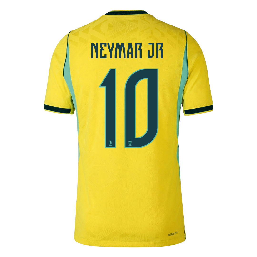 NEYMAR JR #10 Men's Brazil World Cup 2026 Player Version Home Soccer Jersey - Slim Fit product view 3