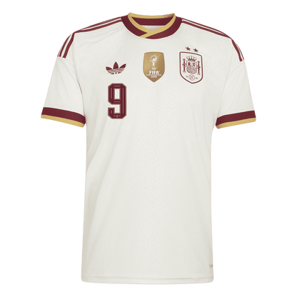 GAVI #9 Men's Spain World Cup 2026 Champion Edition Away Soccer Jersey product view 2