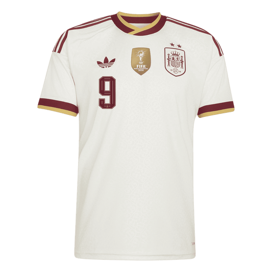 GAVI #9 Men's Spain World Cup 2026 Champion Edition Away Soccer Jersey product view 2