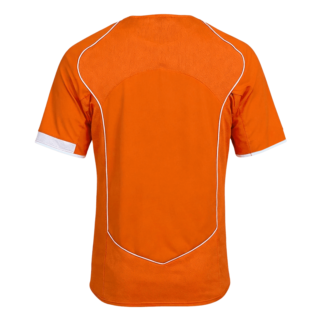Retro Men's Netherlands 2004 Home Soccer Jersey product view 2