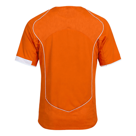 Retro Men's Netherlands 2004 Home Soccer Jersey product view 2