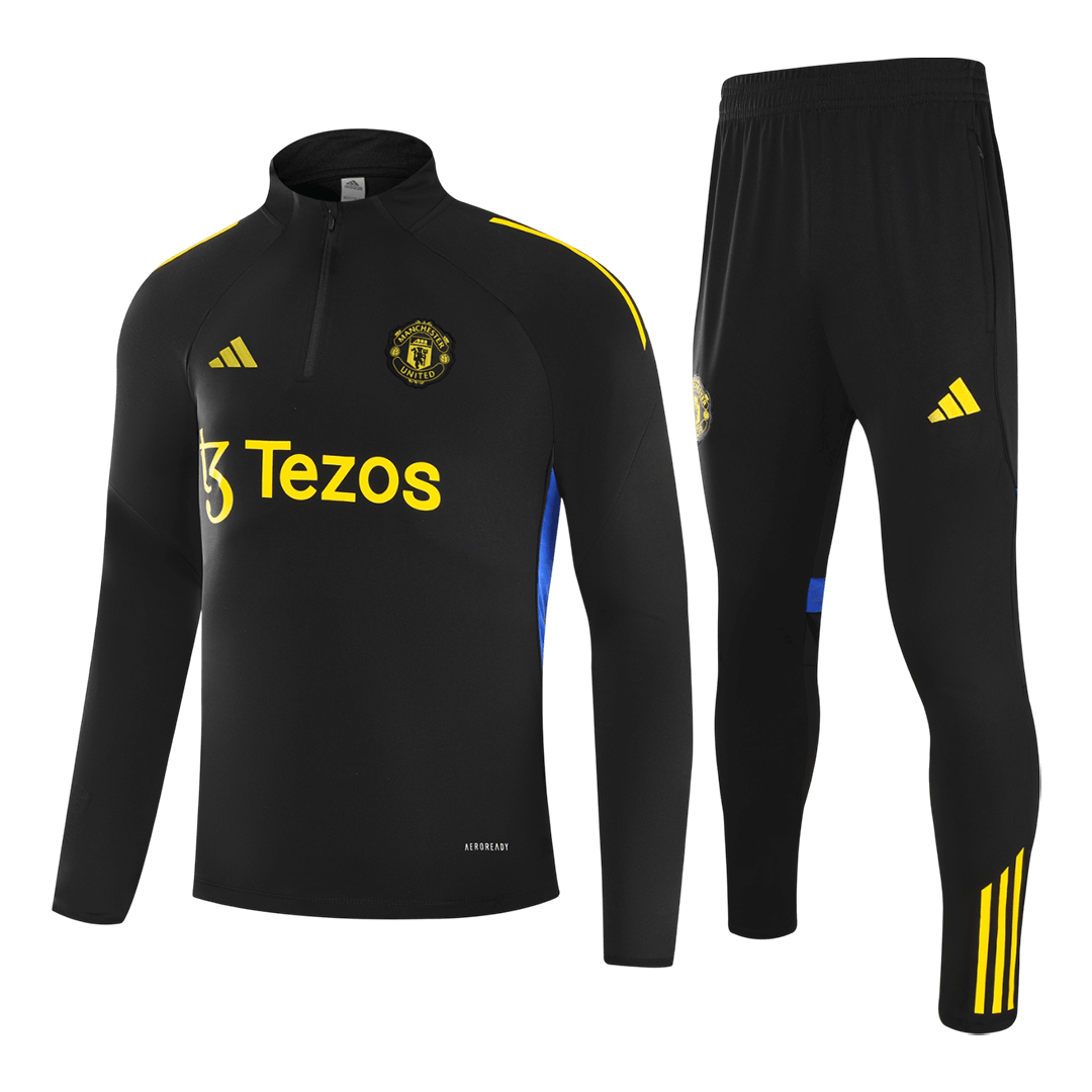 Kid's Manchester United 2025/26 Zipper Sweatshirt Kit