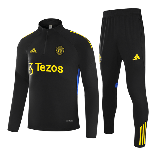 Kid's Manchester United 2025/26 Zipper Sweatshirt Kit