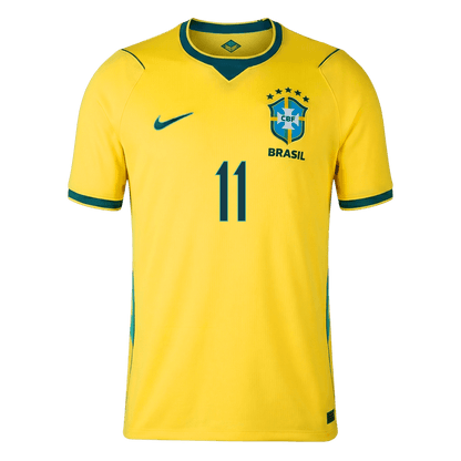 RAPHINHA #11 Men's Brazil World Cup 2026 Home Soccer Jersey Premium product view 5