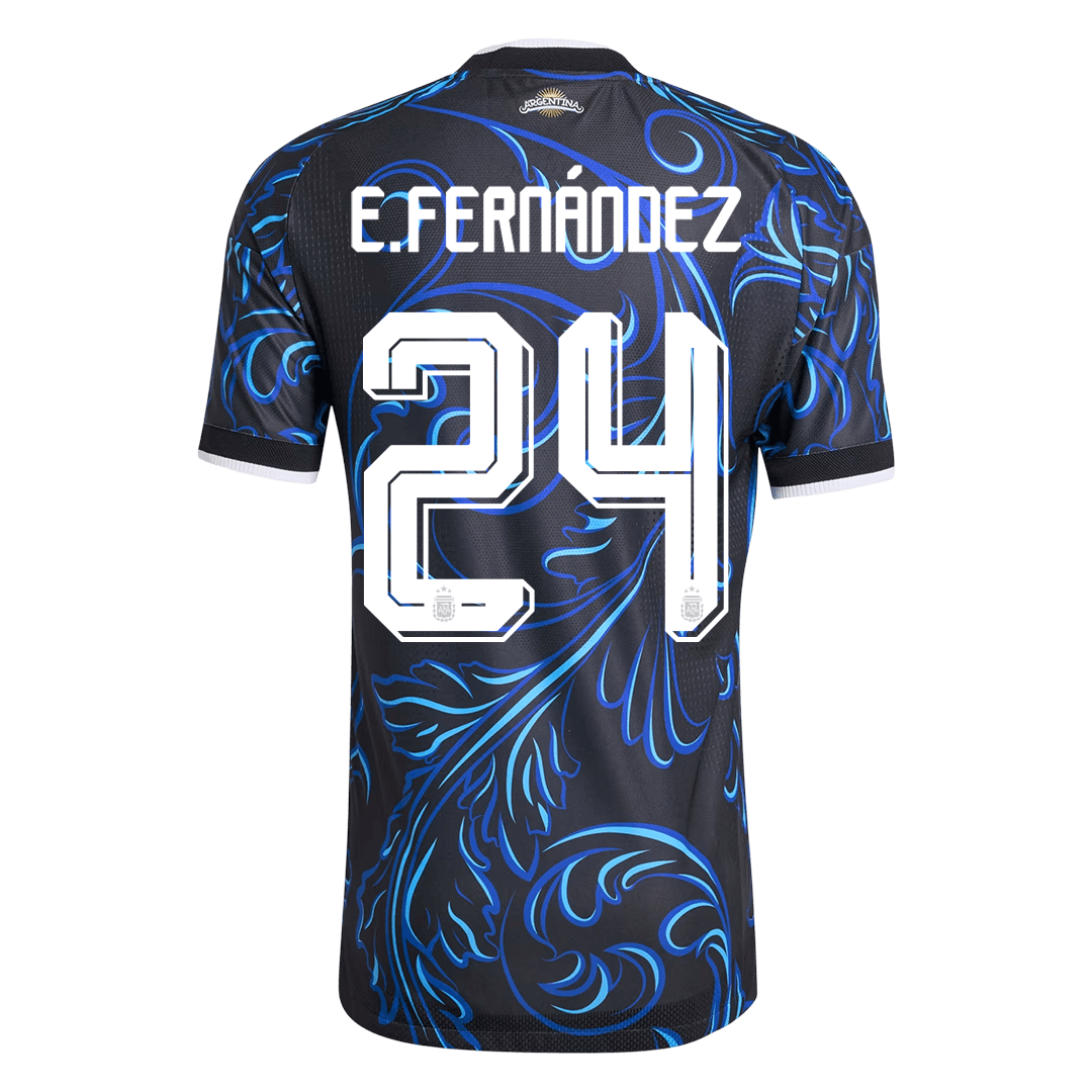 E. FERNÁNDEZ #24 Men's Argentina World Cup 2026 Player Version Away Soccer Jersey - Slim Fit product view 9