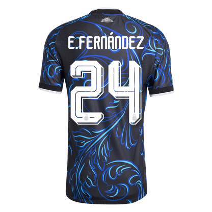 E. FERNÁNDEZ #24 Men's Argentina World Cup 2026 Player Version Away Soccer Jersey - Slim Fit product view 9