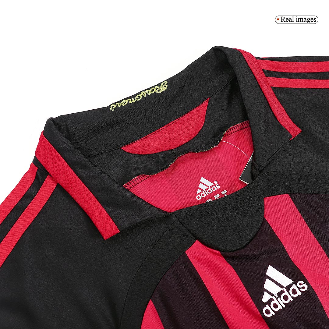 Retro MALDINI #3 Men's AC Milan 2006/07 Home Soccer Jersey product view 9