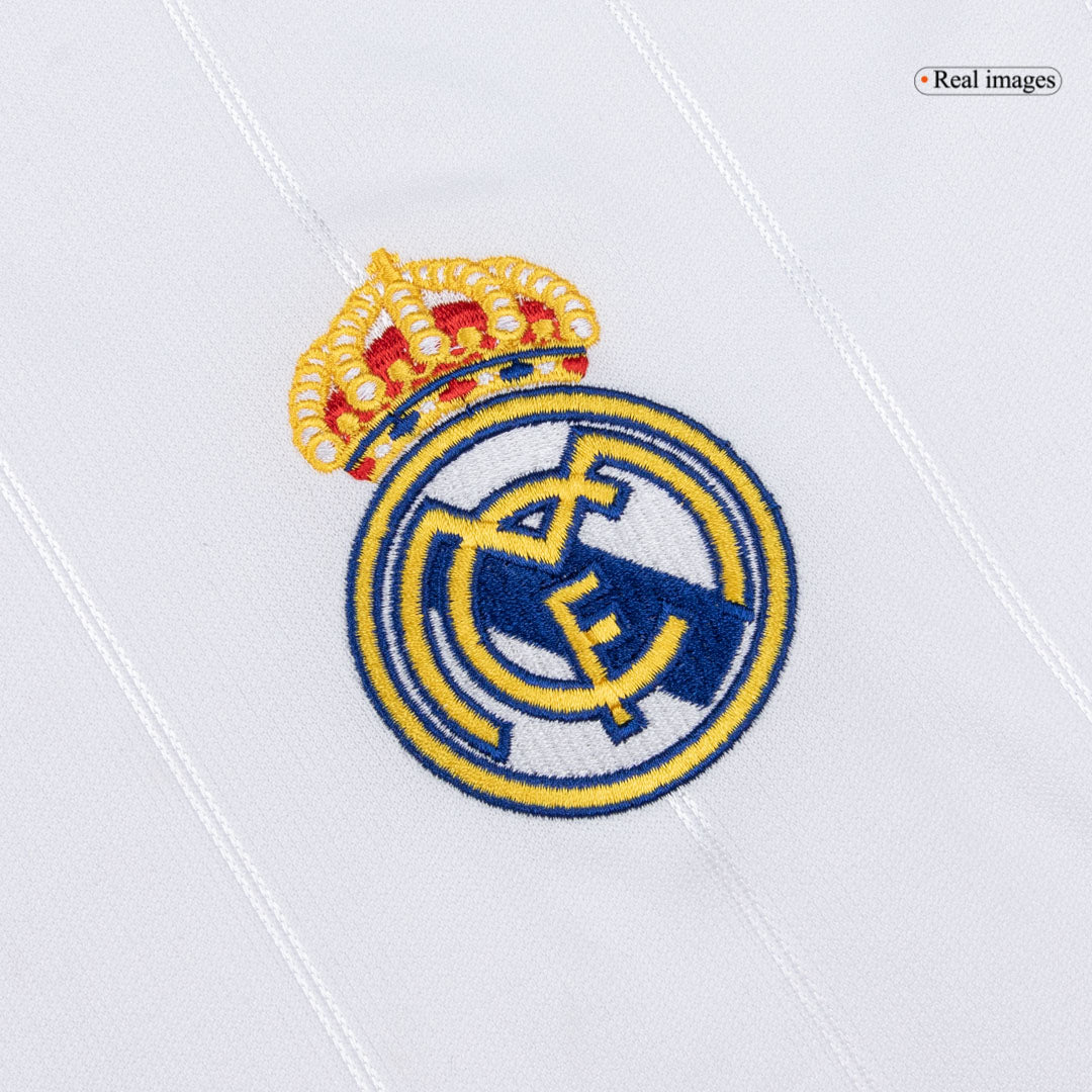 Retro Men's Real Madrid 2012/13 Home Long Sleeve Soccer Jersey product view 6
