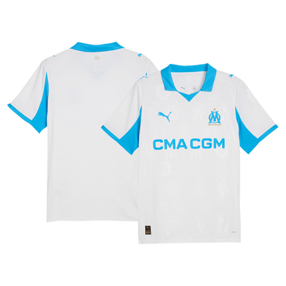 Men's Marseille 2025/26 Home Soccer Jersey product view 12