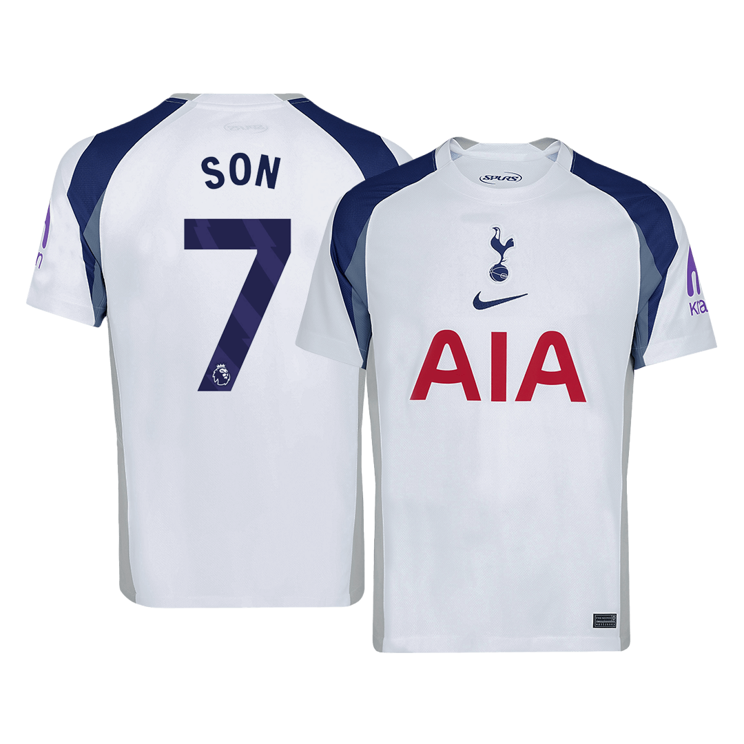 SON #7 Men's Tottenham Hotspur 2025/26 Home Soccer Jersey product view 1