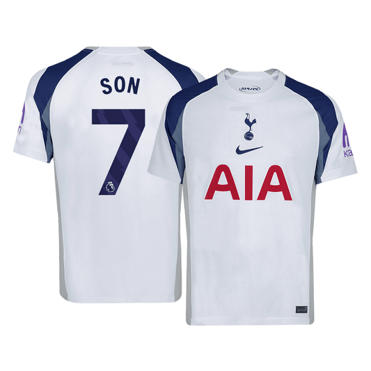SON #7 Men's Tottenham Hotspur 2025/26 Home Soccer Jersey product view 1