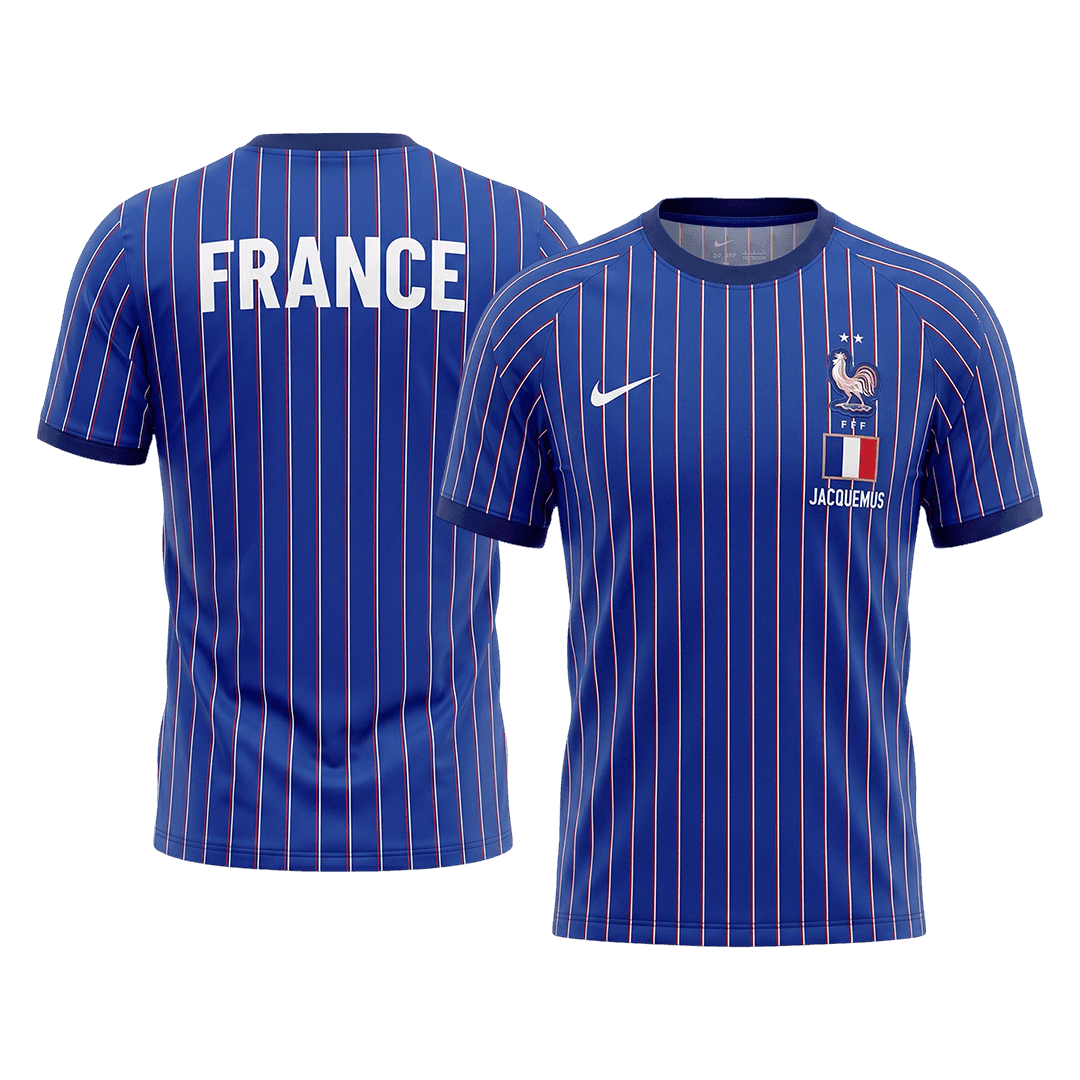 Men's France World Cup 2026 Pre-Match Soccer Jersey product view 2