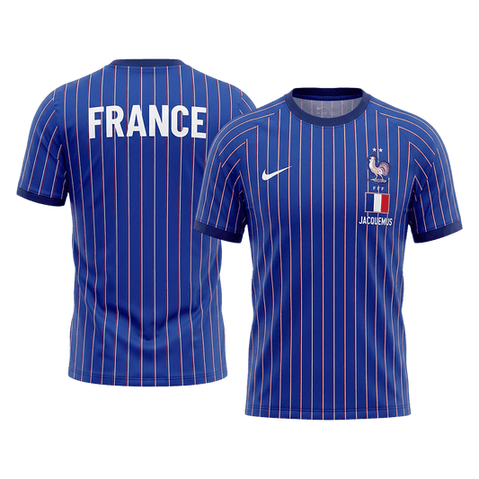 Men's France World Cup 2026 Pre-Match Soccer Jersey product view 2