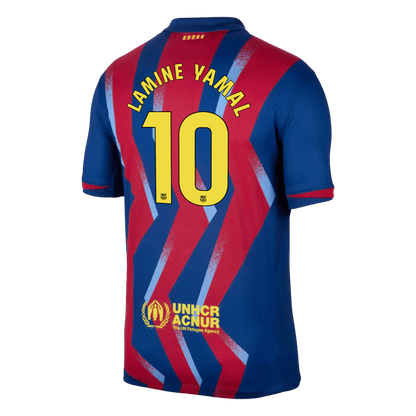 LAMINE YAMAL #10 Men's Barcelona 2025/26 Fourth Away Soccer Jersey product view 2