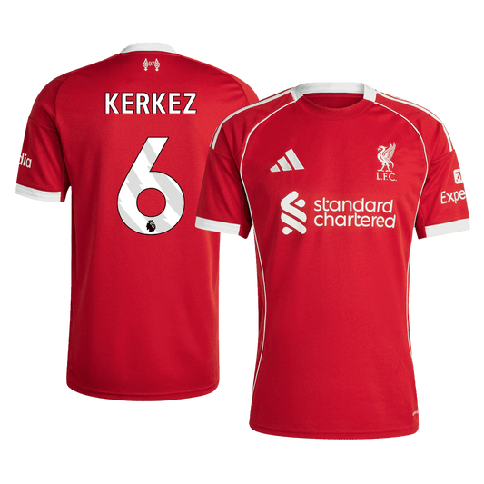 KERKEZ #6 Men's Liverpool 2025/26 Home Soccer Jersey product view 1