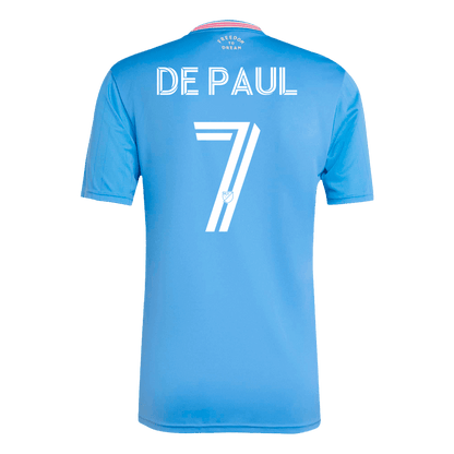 DE PAUL #7 Men's Inter Miami CF 2025 Third Away Soccer Jersey