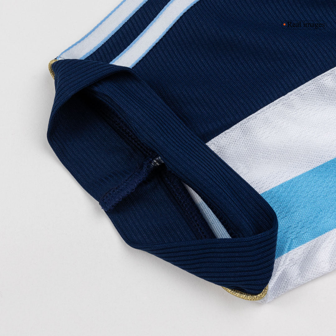 Retro Men's Argentina 1998 Away Soccer Jersey product view 4