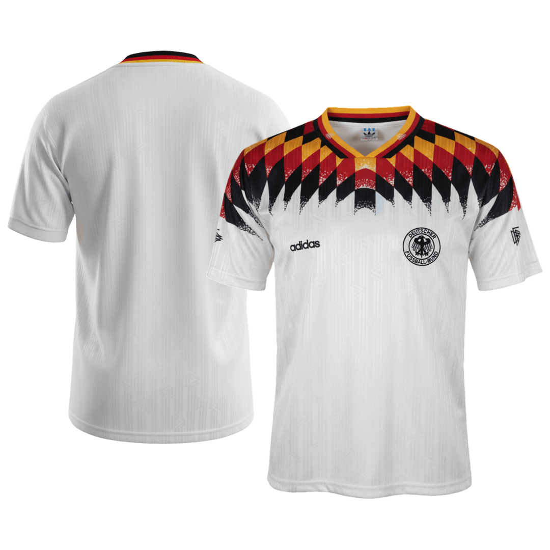 Retro Men's Germany 1994 Home Soccer Jersey product view 7