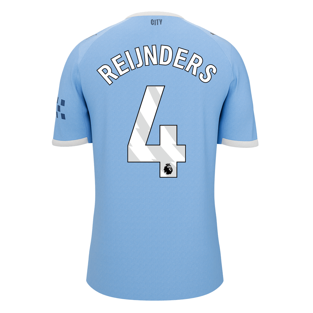 REIJNDERS #4 Men's Manchester City 2025/26 Home Soccer Jersey Premium product view 10