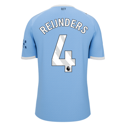 REIJNDERS #4 Men's Manchester City 2025/26 Home Soccer Jersey Premium product view 10