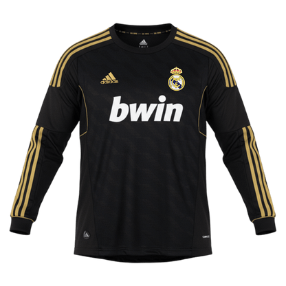 Retro Men's Real Madrid 2011/12 Away Long Sleeve Soccer Jersey product view 1