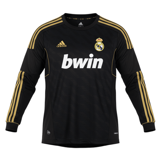 Retro Men's Real Madrid 2011/12 Away Long Sleeve Soccer Jersey product view 1