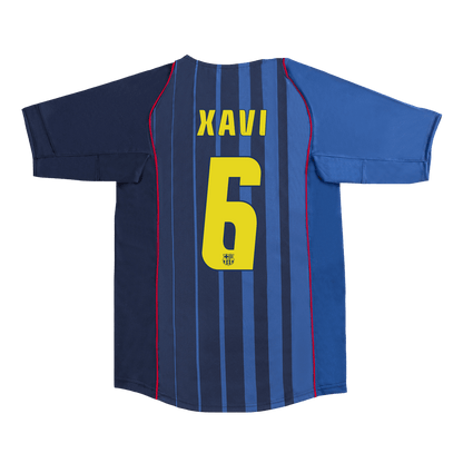Retro XAVI #6 Men's Barcelona 2004/05 Away Soccer Jersey product view 1